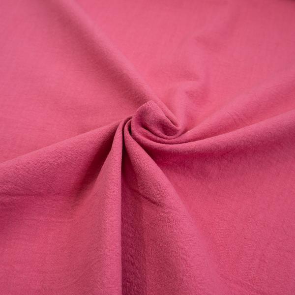 Baumwolle Vintage Uni, pink